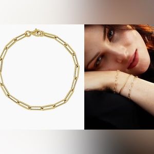 Bony Levy 14K Gold Alternative Link Bracelet 14K Yellow Gold